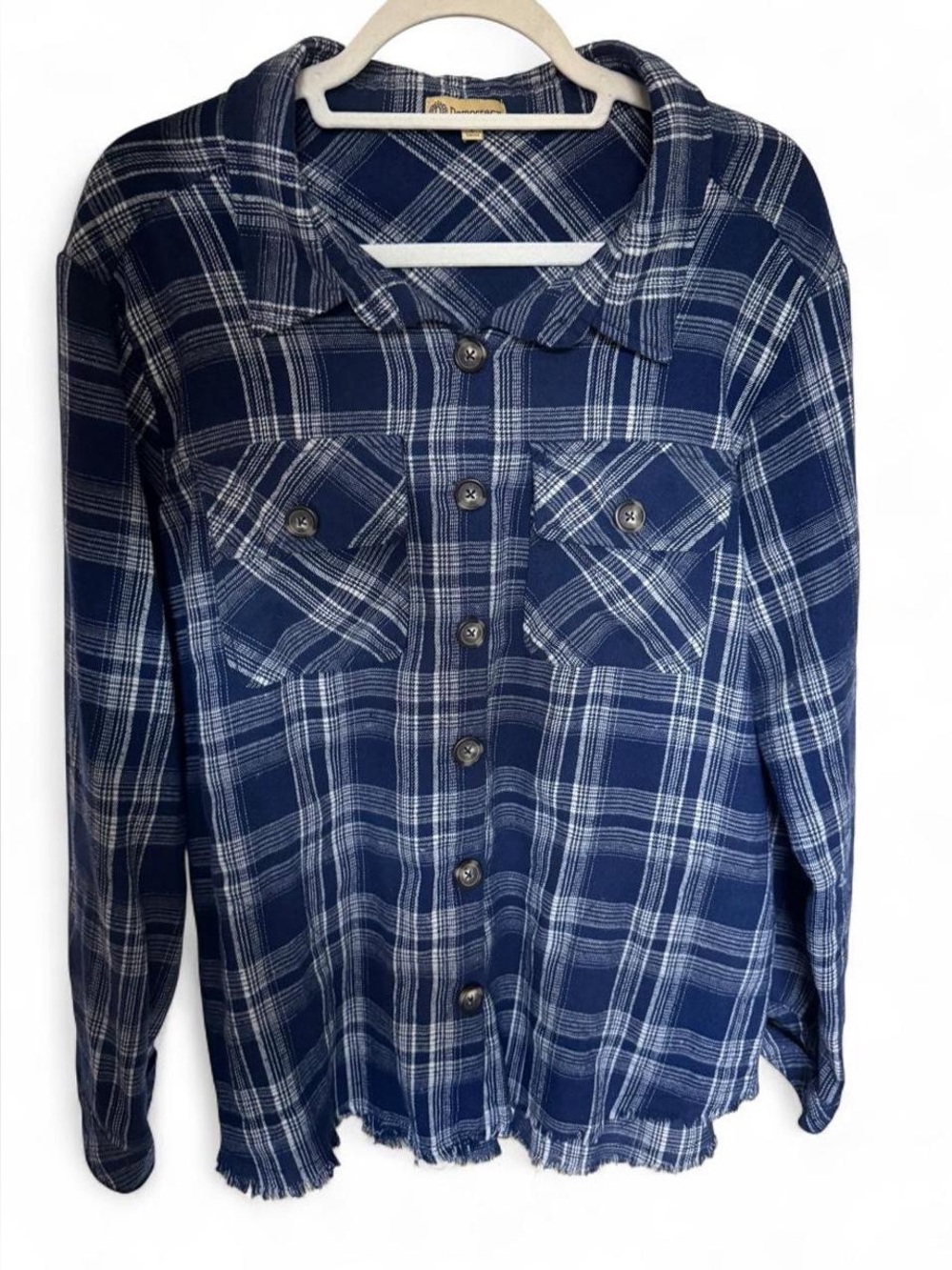 Democracy distressed flannel